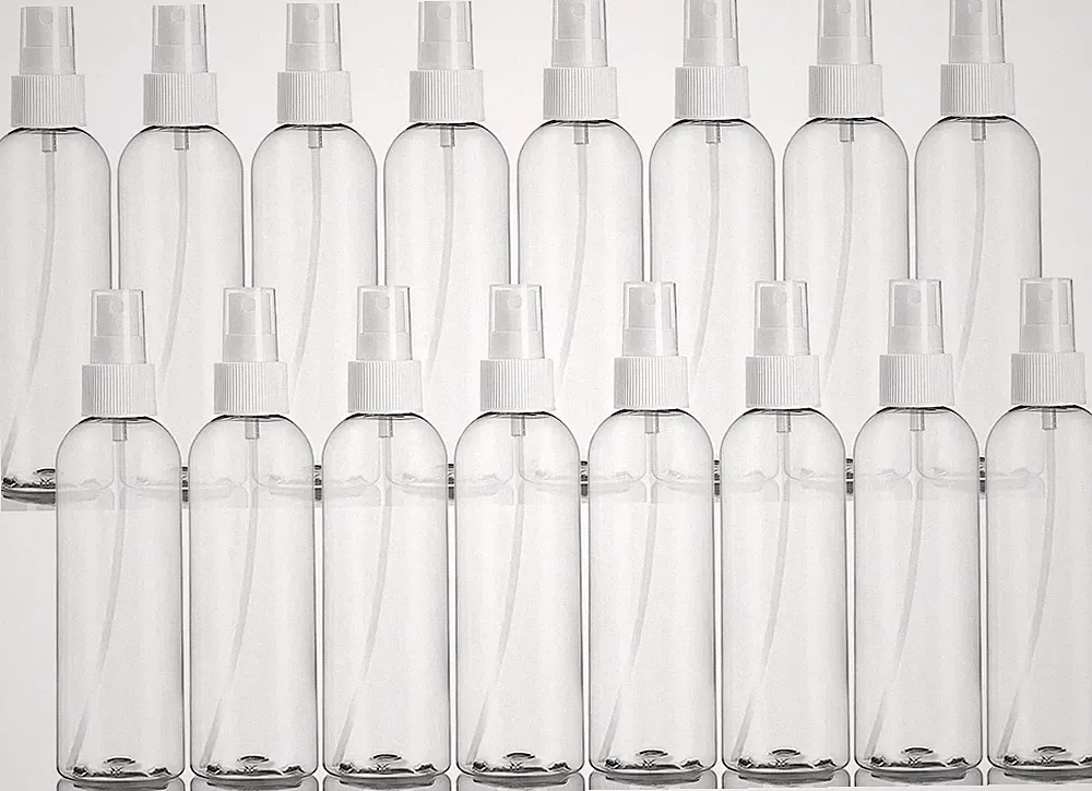 8oz Small Water Mist Plastic Clear Perfume Plant Hair Travel Spray Bottles 352
