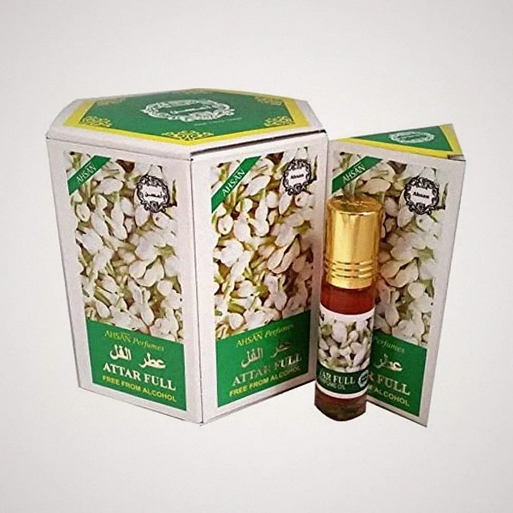 Ahsan Attar Full Perfume Oil, Alcohol , 8ml Pack of 6