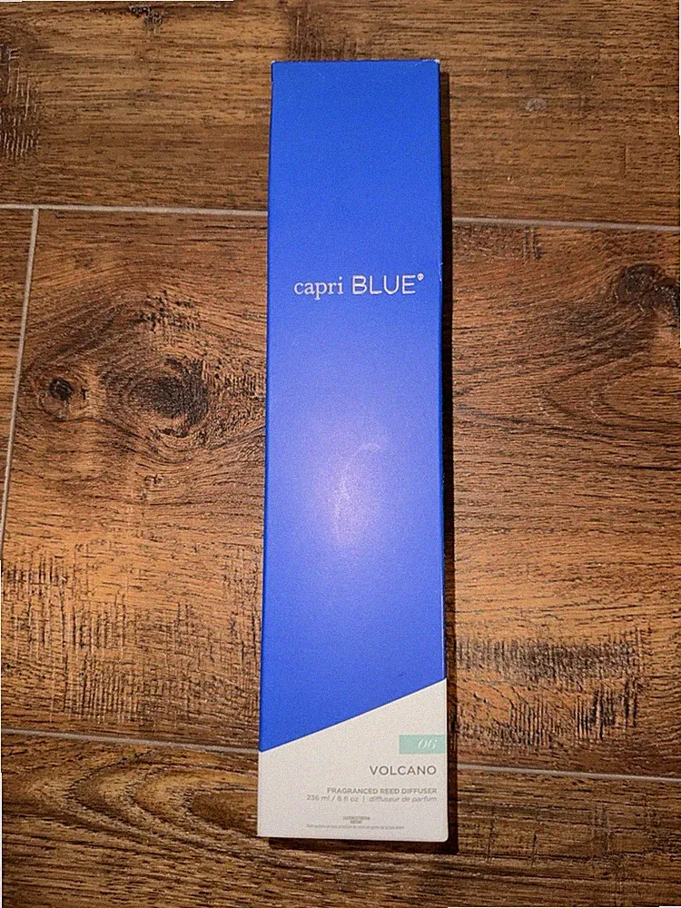 Capri Blue Volcano Reed Diffuser Oil Blue White Home Fragrance 8 fl oz Adults