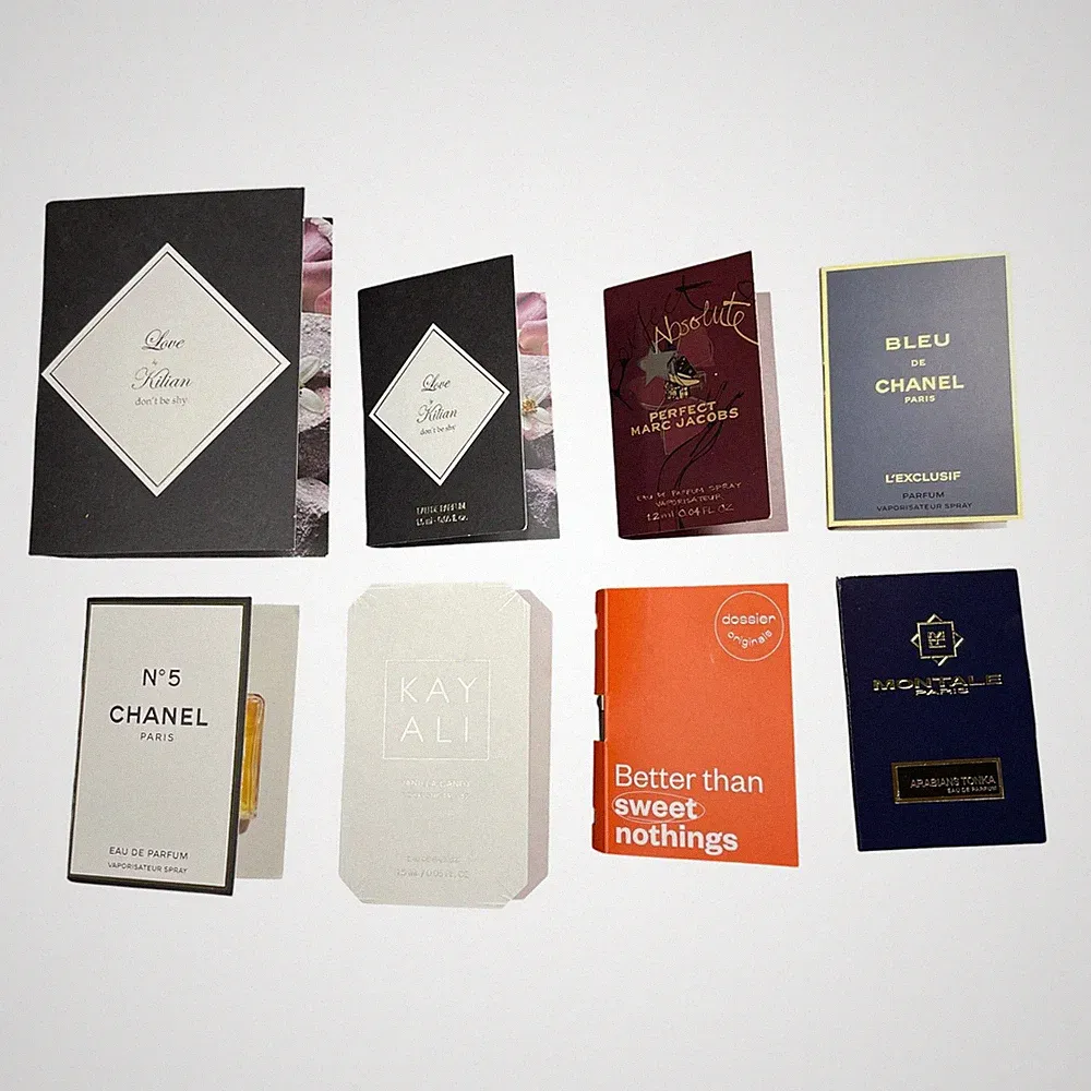 Designer Perfume Sample Lot of 8, Chanel Kilian Kayali Montale Marc Jacobs