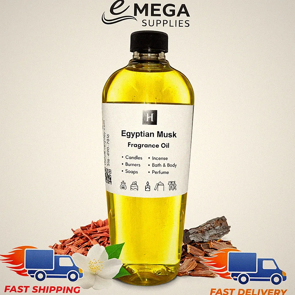 HalalEveryDay Egyptian Musk Perfume Oil 8 oz – Long Lasting