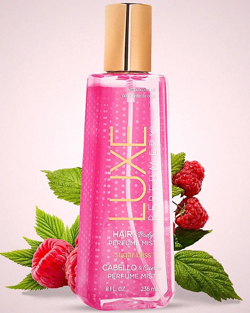 Luxe Perfumery Hair & Body Perfume Mist 8 Ounce (Pack of 1), Sugar Bliss